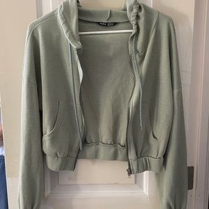 SHEIN Cropped Zip Up | size M